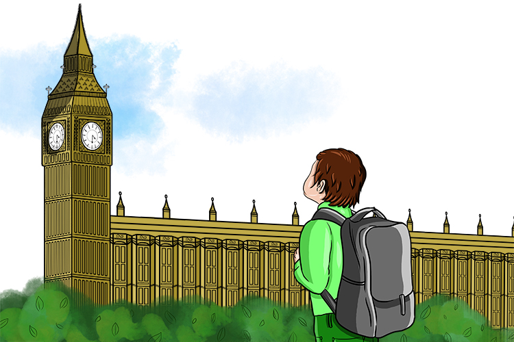 How to remember to spell parliament.  Parliament was a great place for LIAM to visit. 